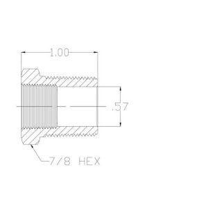 Reducer Bushing 1/2" - 3/8"